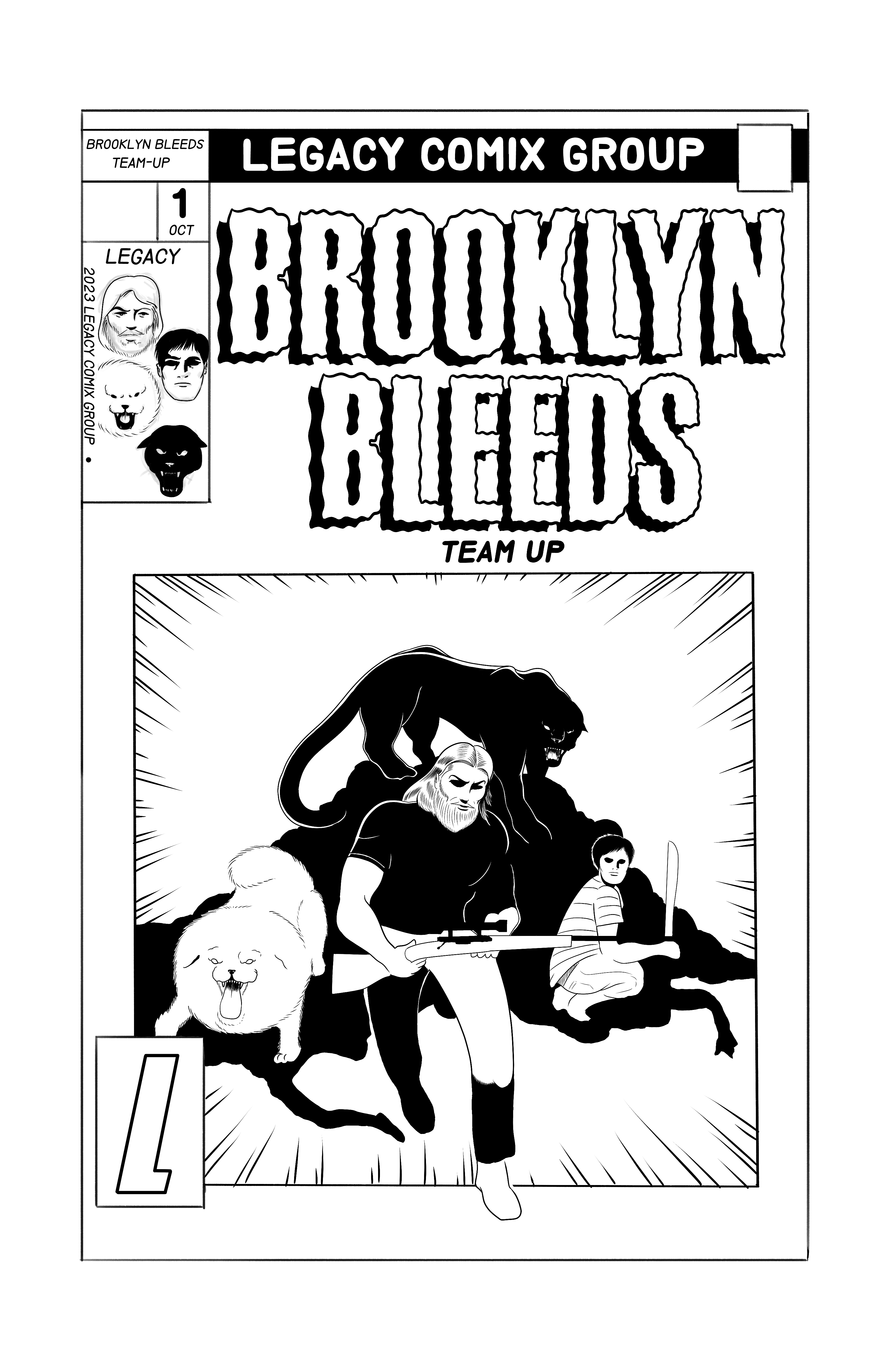 Legacy Comix Announces Brooklyn Bleeds: Team Up! Scheduled for a Halloween Release!