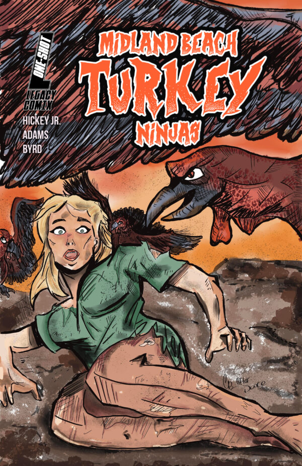 Midland Beach Turkey Ninjas Cory Byrd Clarence Doore Homage Variant (Digital)